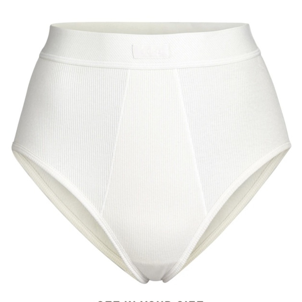 SKIMS Cotton Rib Brief NWT